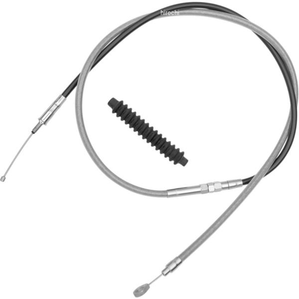 0652-1491 DRAG クラッチケーブル 64.94インチ ステンレス ハンドルカスタム用