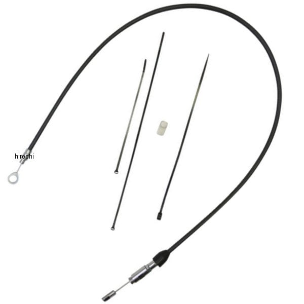 0652-2856 DRAG SPECIALTIES アッパークラッチケーブル 38" 黒/クローム