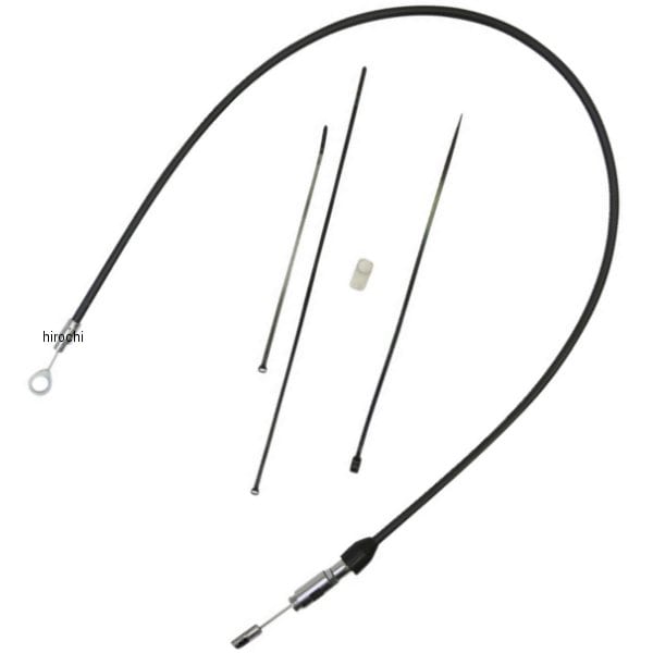 0652-2858 DRAG SPECIALTIES アッパークラッチケーブル 42" 黒/クローム