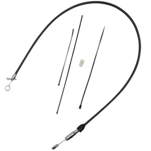 0652-2859 DRAG SPECIALTIES アッパークラッチケーブル 44" 黒/クローム