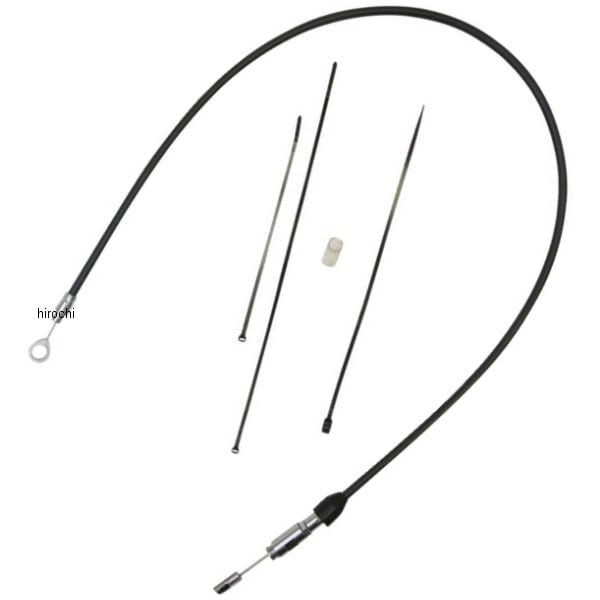 0652-2864 DRAG SPECIALTIES アッパークラッチケーブル 52" 黒/クローム