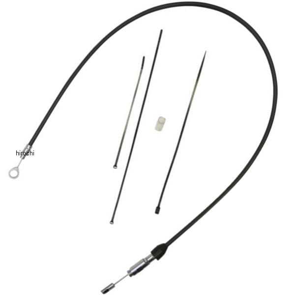0652-2865 DRAG SPECIALTIES アッパークラッチケーブル 54" 黒/クローム