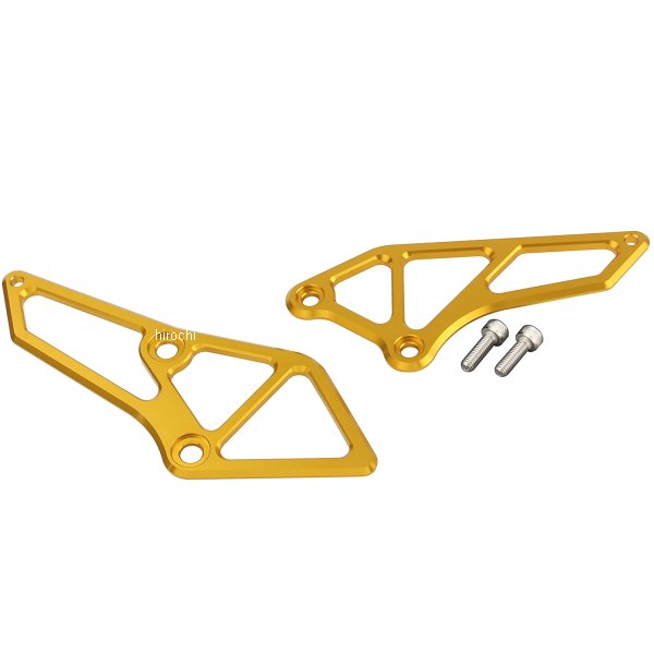 066070-04 ポッシュ POSH アルミマシンドヒールガード 15年 YZF-R3、YZF-R25、MT-25 ゴールド