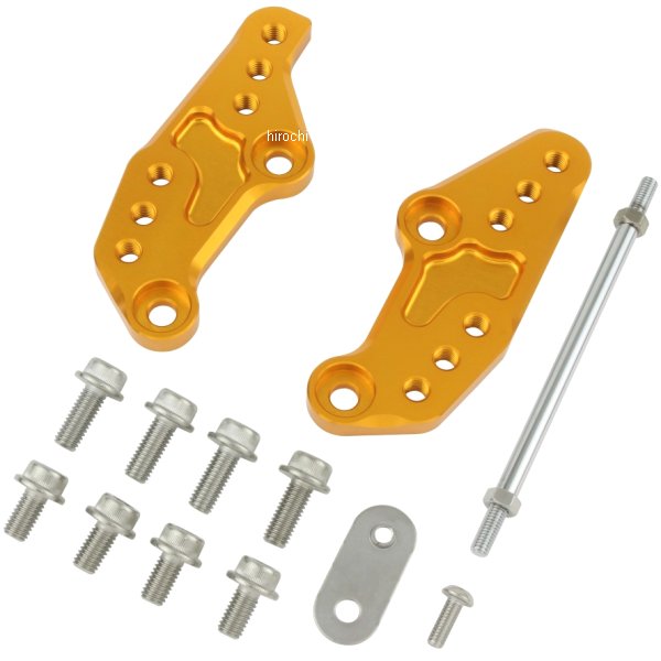 066072-04 ポッシュ POSH ステップアッププレート 15年 YZF-R3、YZF-R25、MT-25 ゴールド