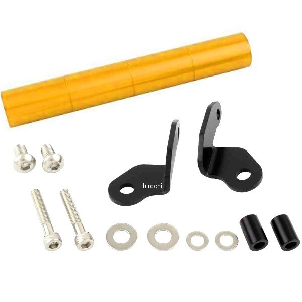 066279-04 ポッシュ POSH スマートフォンホルダーマウントステー YZF-R25専用 ゴールド