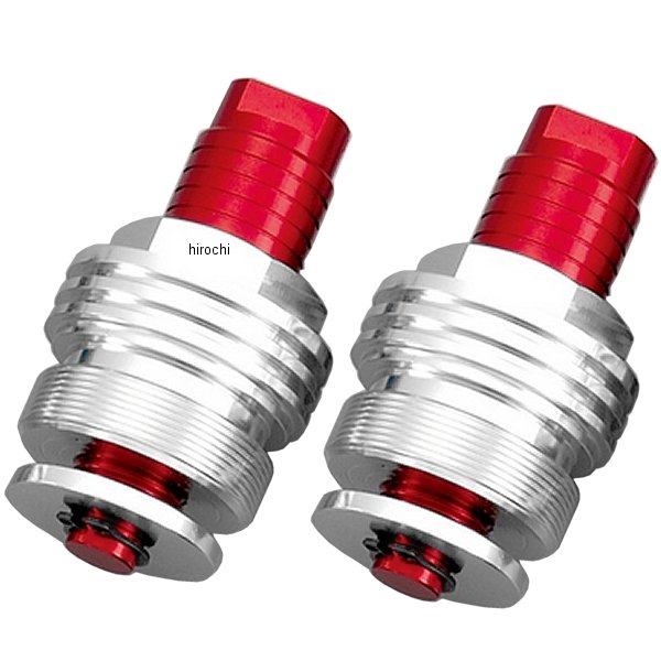 067066-02 ポッシュ POSH イニシャルアジャスター タイプ2 14年-16年 MT-07、MT-07ABS シルバー/赤