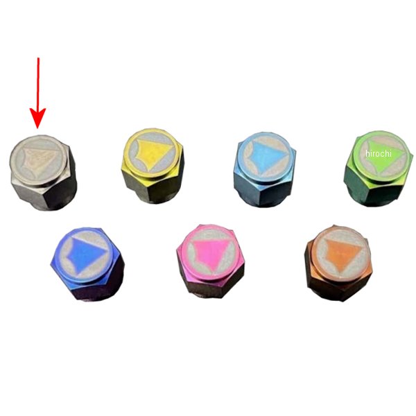 0693-000-00 ビート BEET チタンエアバルブキャップセット シルバー