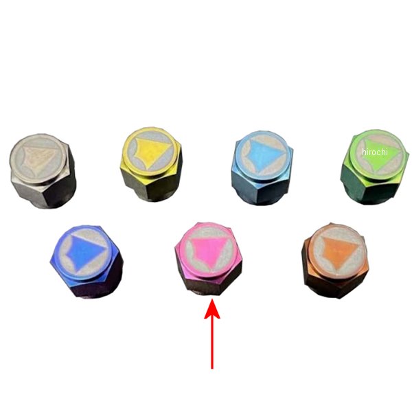 0693-000-RP ビート BEET チタンエアバルブキャップセット ローズピンク