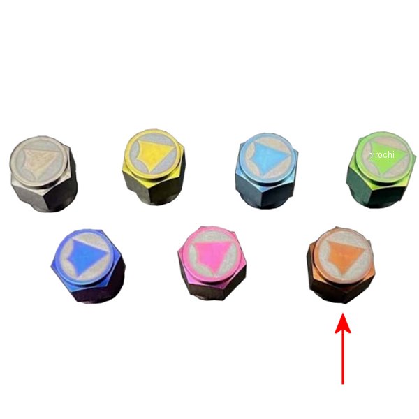 0693-000-WB ビート BEET チタンエアバルブキャップセット ウッドブラウン