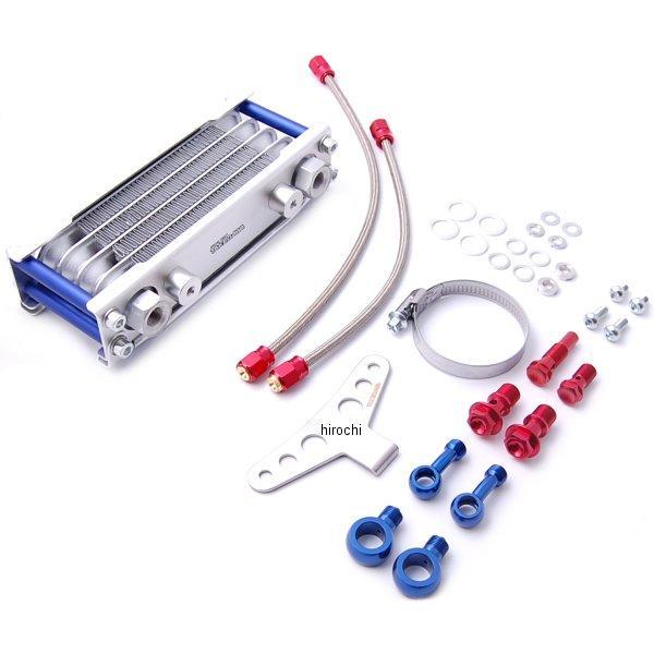 07-07-0004 SP武川 コンパクトクールオイルクーラーキット 4フィン5オイルライン スリムラインホース モンキーFI車