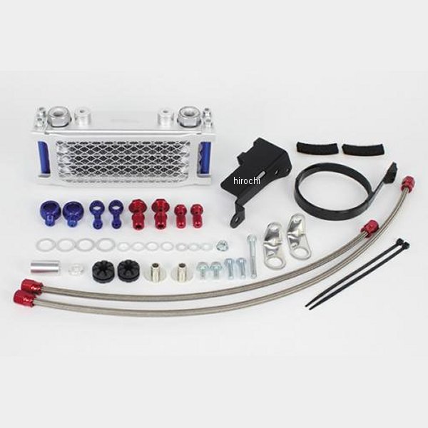 07-07-0249 SP武川 コンパクトクール オイルクーラ 4フィン5オイルライン/スリム BTB&SPクラッチカバー装着車 モンキー125