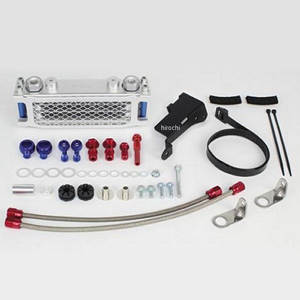 07-07-0255 SP武川 コンパクトクール オイルクーラ 3フィン4オイルライン/スリム BTB&ボアアップ装着車 モンキー125