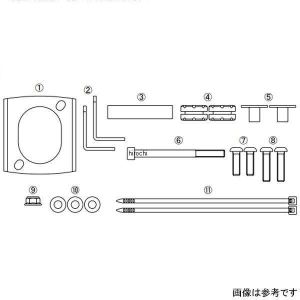 07-07-0270 SP武川 オイルクーラーブラケット 17年以降 CT125、クロスカブ50、スーパーカブ50