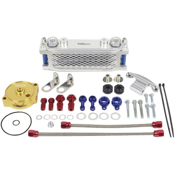 07-07-0313 SP武川 コンパクトクールキット (スーパーヘッド4V＋R/オイルフィルターアダプター用) KSR110、Z125 3フィン4オイルライン