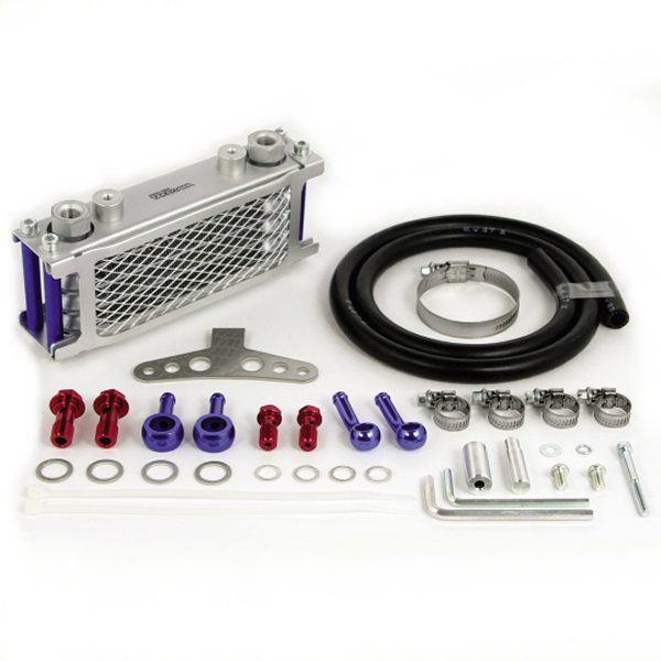 07-07-0335 SP武川 コンパクトクールAW 4フィン5オイルライン ラバーホース フレームマウント モンキー/ゴリラ