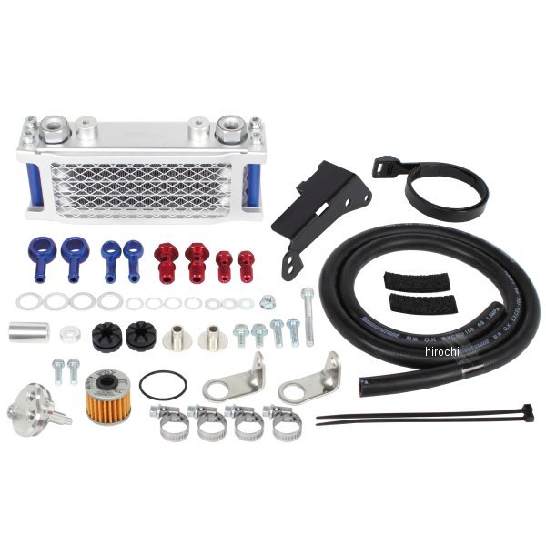 07-07-0434 SP武川 コンパクトクールキット ラバーホース 4フィン5オイルライン モンキー125