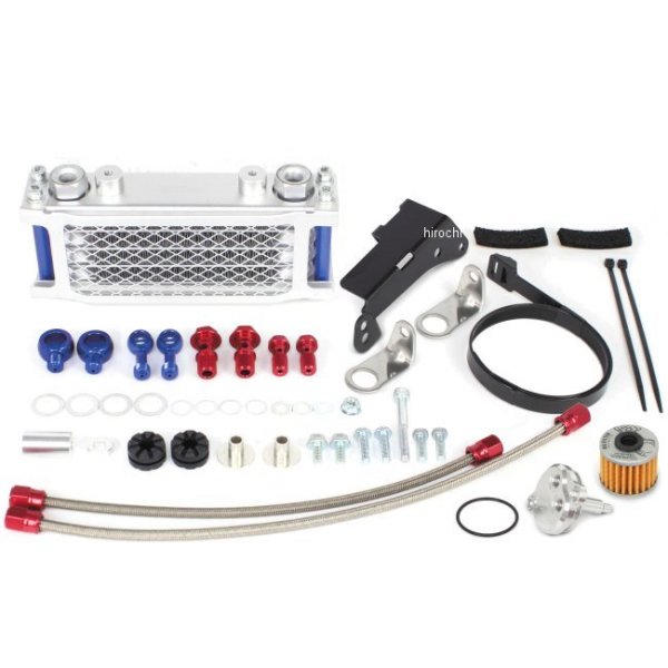 07-07-0436 SP武川 コンパクトクールキット スリムラインホース 4フィン5オイルライン モンキー125