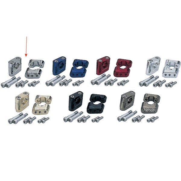 070053 ポッシュ POSH マッスルローブラケット 94年以降 CB400SF、XJR クローム