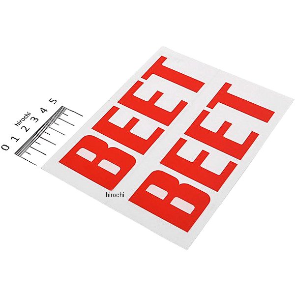 0701-BS2-06 ビート BEET ステッカー BEET S 赤