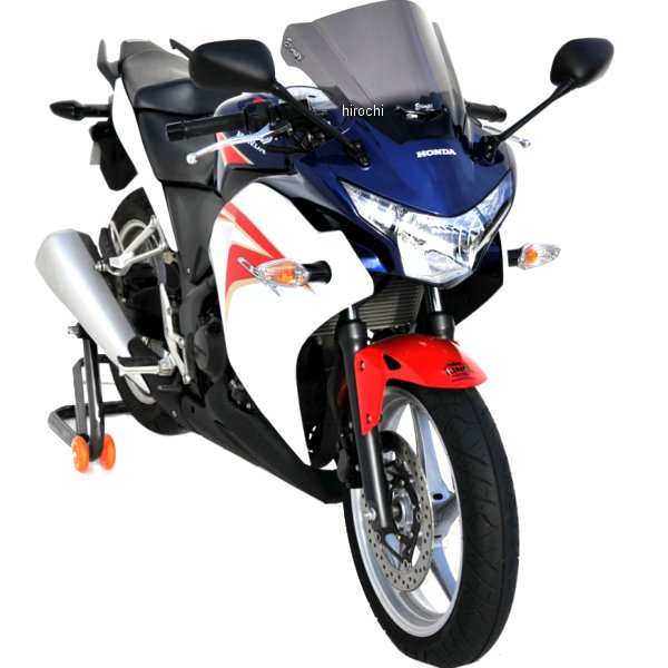 0701XX124 アルマックス ERMAX Aeromax スクリーン 38cm 11年-16年 CBR250R ライトブラック