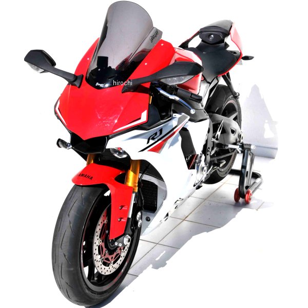 0702XX126 アルマックス ERMAX Aeromax スクリーン 41cm 15年-19年 YZF-R1 ライトブラック