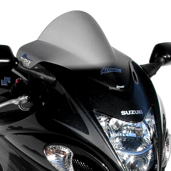 0704XX088 アルマックス ERMAX Aeromax スクリーン 40cm 08年-17年 GSXR1300R Hayabusa サテンブラック