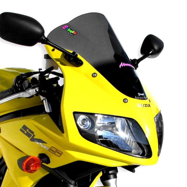 0704XX068 アルマックス ERMAX Aeromax スクリーン 03年-16年 SV650S ダークブラック