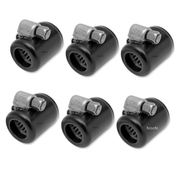 0706-0048 NHC-B206 ナムズ NAMZ ホースクランプ 3/8インチ(9.5mm) 黒 (6個入り)