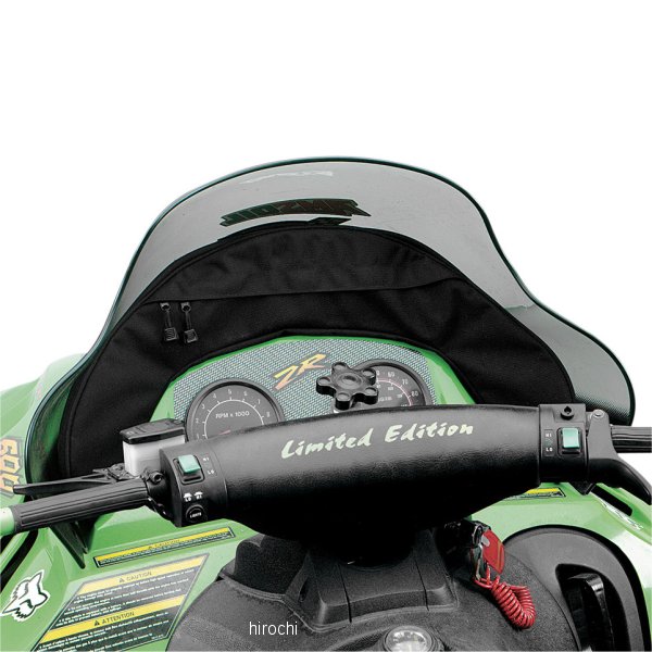 0710-0093 Parts Unlimited スノーモービル ウィンドシールド バッグ 98年-00年 アークティックキャット Powder Special 黒