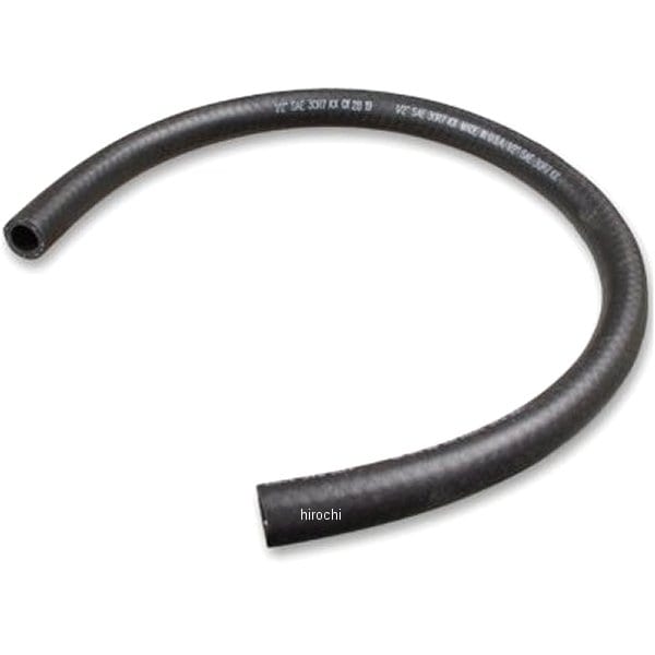 0711-0196 ガッツクローム 1/2" ブラックオイルホース 2フィート
