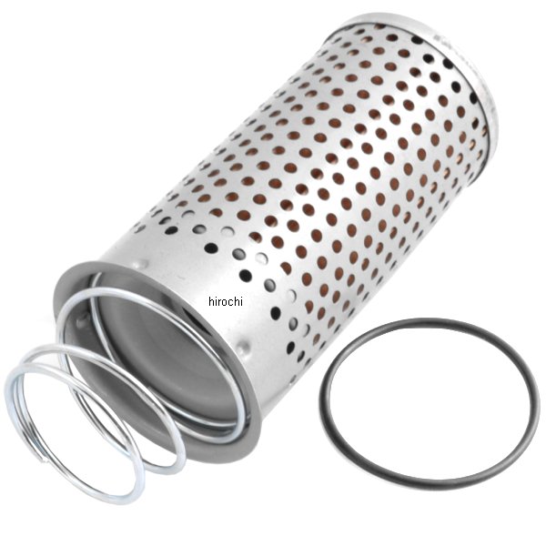 0712-0379 DRAG オイルフィルター スプリング付き 57年-78年 XL/58年-82年 FL/FX 黒