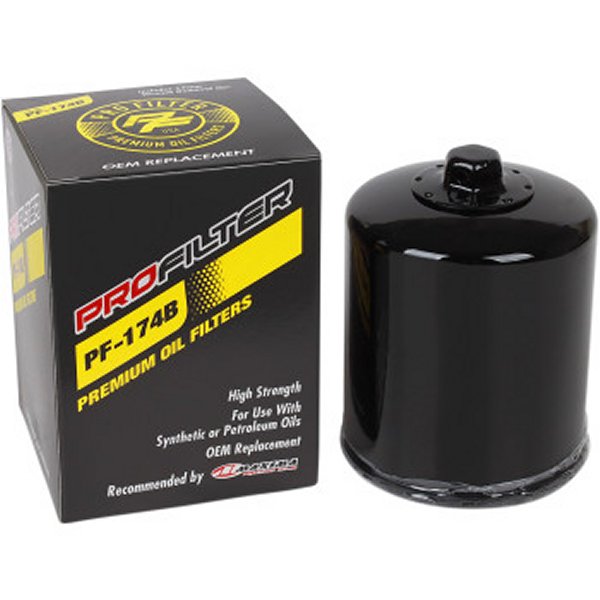 0712-0601 PF-174B プロフィルター PRO FILTER オイルフィルター V-ROD 63793-01K 黒