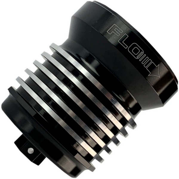 0712-0645 PCS1BC PCレーシング PC Racing FLO オイルフィルター スピンオン 黒/ポリッシュ