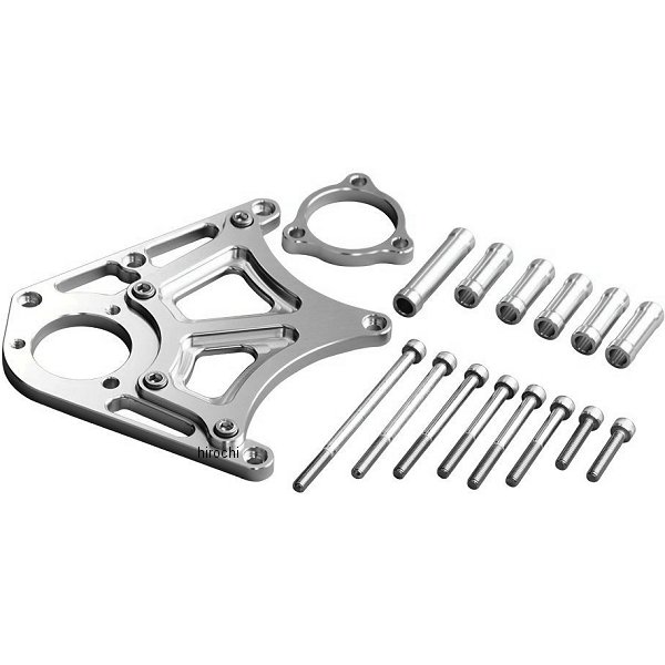 071201-03 ポッシュ POSH スプロケットカバー クラッチピストンベース 08年以前 カワサキ ZRX1200R、ZRX1100 シルバー