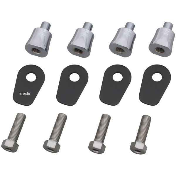 071303 ポッシュ POSH HGボルトオンステーセット ZRX1200R/400/1100/1100II、ZR-7 メッキ