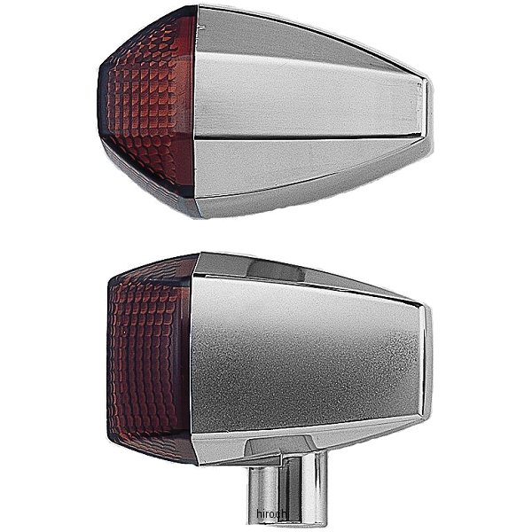 071661 ポッシュ POSH LED ZRウインカーセット スタンダードタイプ 04年-08年 ZRX1200R、ZRX400 クローム/オレンジ