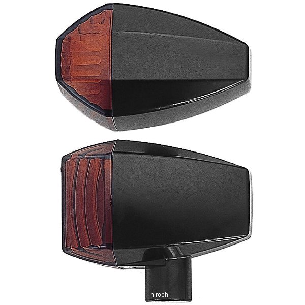 071665-06 ポッシュ POSH LED ZRウインカー クリスタルタイプ 04年-08年 ZRX1200R、ZRX400 黒/オレンジ