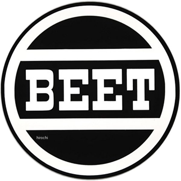0718-BRC-01 ビート BEET ラバーコースター 黒/白