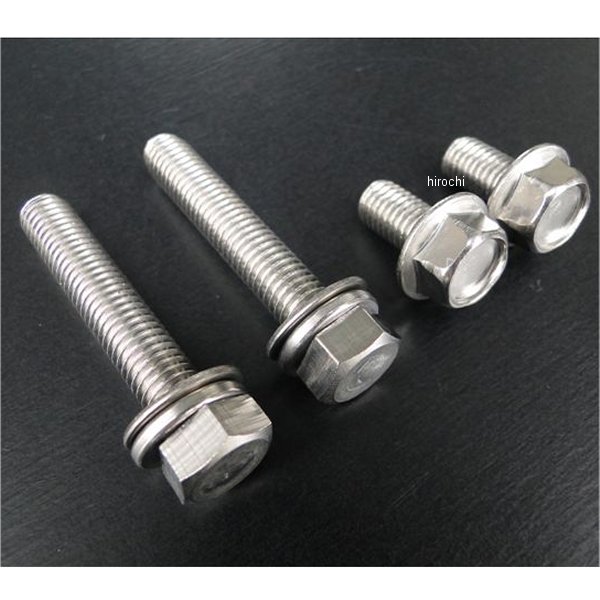 0733 ビーアールシー BRC 398cc純正マフラーブラケット取付用ステンレスボルト 4本 75年-77年 CB400F