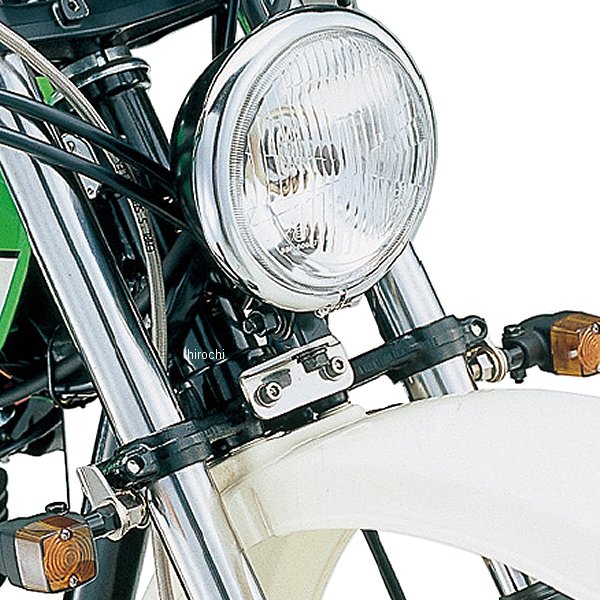 074096-ST ポッシュ POSH フロントウインカーステーベース 02年-06年 250TR ステンレス