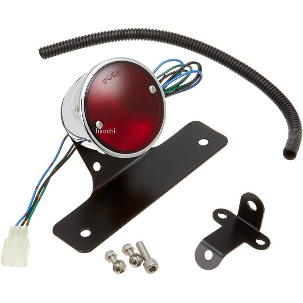 074190-03 ポッシュ POSH ヴィンテージラウンドテールランプキット 02年-12年 250TR メッキ