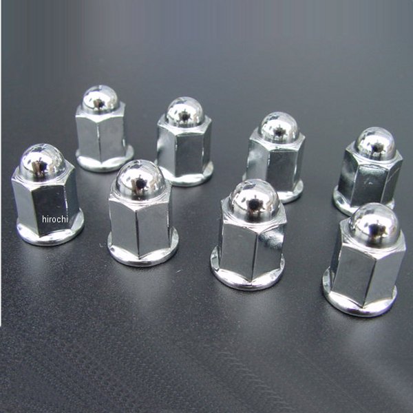 0745 ビーアールシー BRC マフラー取付用メッキロングキャップナット 8個 CB400F、CB350F、CBX400F