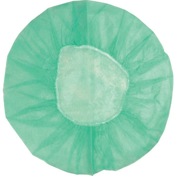 076183 384-8788 (株)竹虎 竹虎 サージキャップN-10 グリーン 100枚入