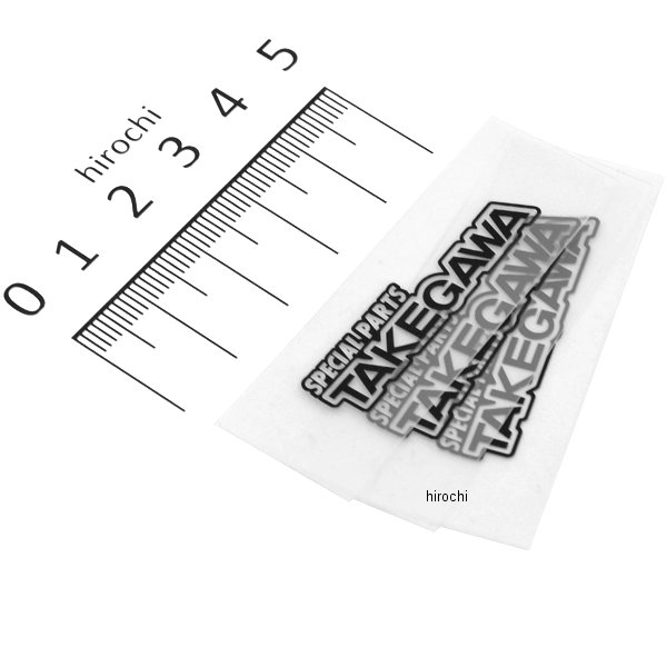 08-01-0011 SP武川 ステッカー TAKEGAWA XS 黒 3枚 汎用