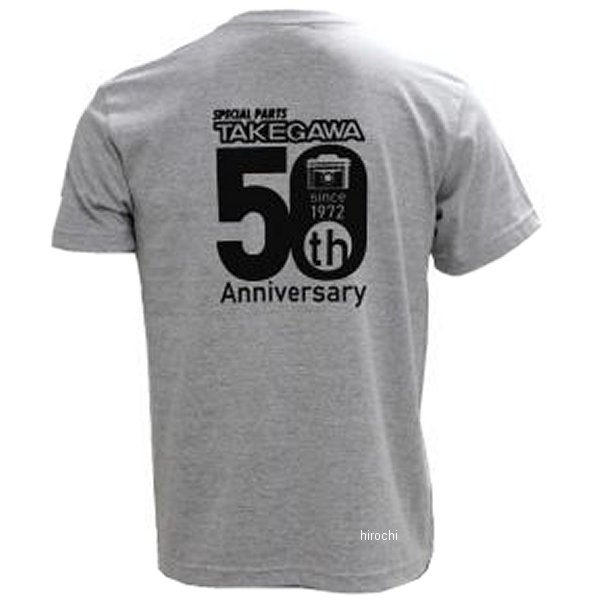 08-01-0044 SP武川 50周年Tシャツ Cデザイン グレー Mサイズ