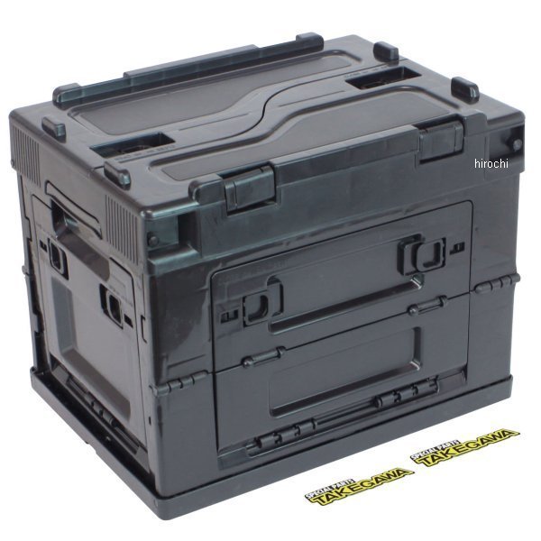 08-01-0185 SP武川 折り畳みコンテナ20L 黒