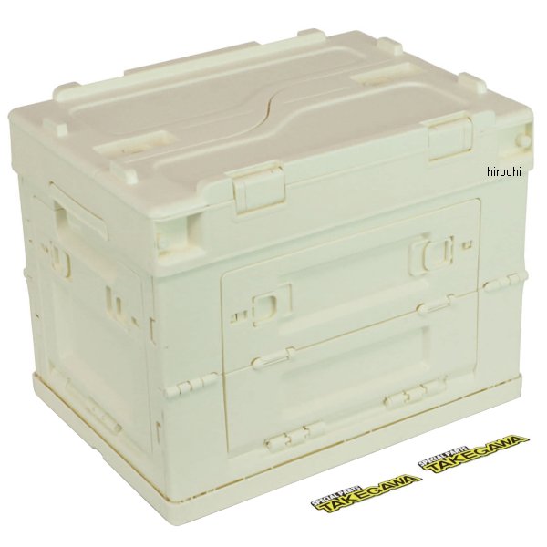 08-01-0189 SP武川 折り畳みコンテナ20L 白