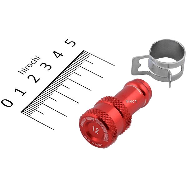 08-02-0017 SP武川 ホースプラグ(12mm/レッド)