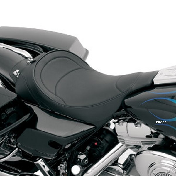 0801-0491 DRAG シート ソロ バックレスト取付可能 97年-07年 マイルドステッチ