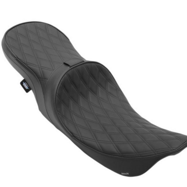 0801-1104 DRAG シート 2-UP ロープロファイル 99年-07年 ツーリング バックレスト取り付け可能 ダイヤモンド